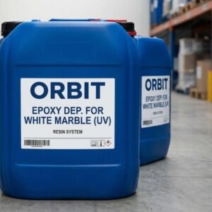 Orbit Epoxy DEP for White Marble (UV) – Industrial Grade UV Resistant Epoxy Resin for White Marble Slab Treatment & Export Processing