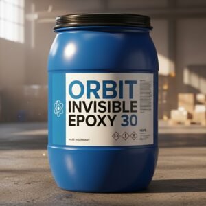 Orbit Invisible Epoxy 30 – Industrial Grade Crystal Clear Epoxy Resin for Casting, Coating & Bulk Manufacturing Applications